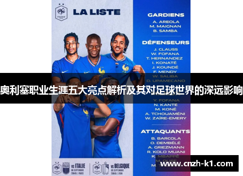 奥利塞职业生涯五大亮点解析及其对足球世界的深远影响